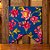 Bandeirola Decorativa Chita - Azul e Flores Rosa - 45x70cm - 1 unidade - Rizzo - Imagem 1