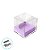 Caixa Mini Bolo M (7x7x7cm) Lilás Poá - 10 unidades - Assk - Rizzo - Imagem 2