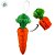 Enfeite Decorativo de Papel Seda - Cenoura - 24cm - 1 unidade - Rizzo - Imagem 2