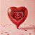 Balão de Festa Microfoil  Coração - Vermelho - Te Amo - 25cm - 1 unidade - Rizzo - Imagem 1