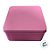Lata de Metal Quadrada - Rosa - 11,5x11,5x5,5cm  - 1 unidade - Rizzo - Imagem 3