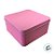 Lata de Metal Quadrada - Rosa - 11,5x11,5x5,5cm  - 1 unidade - Rizzo - Imagem 4