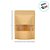 Saco de Papel Kraft com Visor Stand Up Pouch Zip 20x30x5cm - Hermético - 50 unidades - Rizzo - Imagem 4