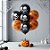 Balão de Festa Látex 12" Halloween - Caveiras - Laranja e Preto - 6 unidades - Partiufesta - Rizzo - Imagem 1