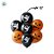 Balão de Festa Látex 12" Halloween - Abóboras e Fantasmas - Laranja e Preto - 6 unidades - Partiufesta - Rizzo - Imagem 3