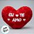 Coração de Pelúcia Eu Te Amo - Modelo 5 - 32x25x7cm - 1 unidade - Rizzo - Imagem 2
