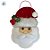 Enfeite Para Pendurar De Natal - Papai Noel - Vermelho com Brilho - 10cm - 2 unidades - Rizzo - Imagem 2