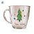Caneca de Vidro de Natal - Happy Holidays - Modelo 1 - 10x12cm - 340mL - 1 unidade - Rizzo - Imagem 2