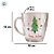 Caneca de Vidro de Natal - Happy Holidays - Modelo 1 - 10x12cm - 340mL - 1 unidade - Rizzo - Imagem 3