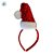 Tiara de Natal - Toca De Natal -  Vermelho e Branco - 25cm - 1 unidade - Rizzo - Imagem 2