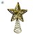 Topo de Árvore - Estrela de Metal - Dourada - 18x11cm - 1 unidade - Rizzo - Imagem 2