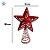 Topo de Árvore - Estrela de Metal - Vermelha - 18x11cm - 1 unidade - Rizzo - Imagem 3