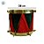 Enfeite Para Pendurar De Natal - Tambor Vermelho e Verde - 8cm - 1 unidade - Rizzo - Imagem 4