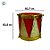 Enfeite Para Pendurar De Natal - Tambor Vermelho e Dourado - 3,7cm - 4 unidades - Rizzo - Imagem 4