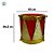 Enfeite Para Pendurar De Natal - Tambor Vermelho e Dourado - 5cm - 3 unidades - Rizzo - Imagem 4