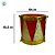 Enfeite Para Pendurar De Natal - Tambor Vermelho e Dourado com Estampa  - 6cm - 2 unidades - Rizzo - Imagem 4