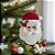Enfeite Para Pendurar De Natal - Papai Noel - Vermelho Liso - 10cm - 2 unidades - Rizzo - Imagem 1