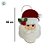 Enfeite Para Pendurar De Natal - Papai Noel - Vermelho Liso - 10cm - 2 unidades - Rizzo - Imagem 4