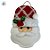 Enfeite Para Pendurar De Natal - Papai Noel - Vermelho com Estampa - 10cm - 2 unidades - Rizzo - Imagem 2