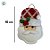 Enfeite Para Pendurar De Natal - Papai Noel - Vermelho com Estampa - 10cm - 2 unidades - Rizzo - Imagem 4