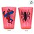 Copo de Plástico Homem Aranha - Vermelho - 350ml - 1 unidade - Disney Original - Rizzo - Imagem 2