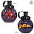 Garrafa Squeeze Bola Homem Aranha - Modelo 8 - 250ml - 1 unidade - Disney Original - Rizzo - Imagem 2