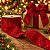 Fita Aramada Decorativa de Natal - Quadriculada Vermelha - 6,3cm x 9,14m - 1 unidade - Rizzo - Imagem 1