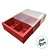 Caixa Pão de Mel Quadrada com Tampa Luva - 4 cavidades -  Vermelha - 16,5x16,5x5cm - 12 unidades - Rizzo - Imagem 3
