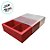 Caixa Pão de Mel Quadrada com Tampa Luva - 4 cavidades -  Vermelha - 16,5x16,5x5cm - 12 unidades - Rizzo - Imagem 4