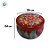 Vela Aromática - Lata Metálica Mandala - Vermelho - 6cm - 1 unidade - Rizzo - Imagem 3