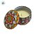 Vela Aromática - Lata Metálica Mandala - Laranja - 7cm - 1 unidade - Rizzo - Imagem 2