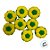 Confeito de Açúcar - Bolas de Futebol Verde e Amarelo - Copa do Mundo - 8 unidades - Abelha Confeiteira - Rizzo - Imagem 3