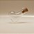 Mini Potinho de Vidro Decorativo com Rolha - Coração Deitado - 2ml - 3x2cm - 10 unidades - Rizzo - Imagem 1