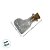 Mini Potinho de Vidro Decorativo com Rolha - Coração Deitado - 2ml - 3x2cm - 10 unidades - Rizzo - Imagem 5