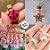 Mini Potinho de Vidro Decorativo com Rolha - Redondo com Furo - 2ml - 3x2cm - 10 unidades - Rizzo - Imagem 4