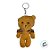 Chaveiro de Pelúcia - Ursinho Caramelo com Laço - 11x6,5cm  - 1 unidade - Rizzo - Imagem 2