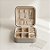 Mini Porta Jóias Portátil - Cinza - 10cm - 1 unidade - Rizzo - Imagem 1