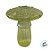 Vaso Decorativo de Vidro - Cogumelo - Verde - 11x8,5x8,5cm - 1 unidade - Rizzo - Rizzo - Imagem 4