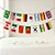 Varal Bandeira de Países - Copa do Mundo - 5,5m - 1 unidade - Rizzo - Imagem 1