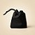 Saco de Algodão Preto - Biju - 8x10cm - 5 unidades - Rizzo - Imagem 1