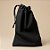 Saco de Algodão Preto - nº02 - 13x20cm - 5 unidades - Rizzo - Imagem 1