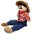 Boneco de Pano com Chapéu de Palha e Camisa - Festa Junina - 18x46cm - 1 unidade - Rizzo - Imagem 3