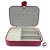 Porta Jóias Portátil com Botão - Rosa Chiclete - 16cm  - 1 unidade - Rizzo - Imagem 5