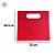 Caixa de Papel Rígido com Alça  - Vermelho - 25x11x23,5cm - 1 unidade - Rizzo - Imagem 4