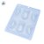 Forma de Acetato Especial - Coração Fatias - 200g - Ref.10645 - 1 unidade - BWB - Rizzo - Imagem 2