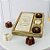 Caixa para Tablete e 3 Bombons - Dourado - Ref.14300 - 10 unidades - BWB - Rizzo - Imagem 1