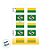 Tatuagem Temporária para Pele - Copa do Mundo - Torcedor do Brasil  - 20 unidades - FestColor - Rizzo - Imagem 4