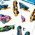 Tatuagem Temporária para Pele - Hot Wheels - 12 unidades - FestColor - Rizzo - Imagem 2