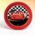 Prato de Papel Redondo - Carros - 18cm - Disney Original - 8 unidades - FestColor - Rizzo - Imagem 1