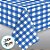 Toalha de Mesa de Plástico - Xadrez - Azul - 1,37x1,83m - 1 unidade - Rizzo - Imagem 2